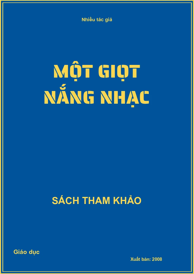 Một giọt nắng nhạc