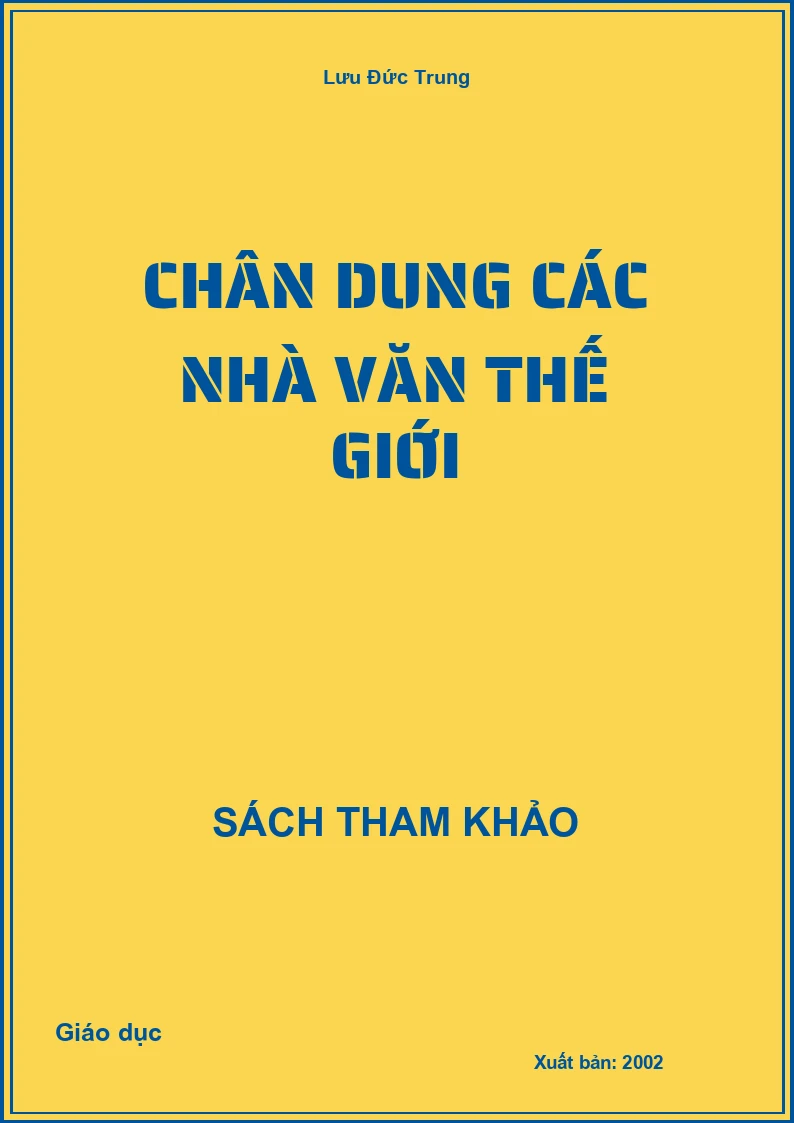 Chân dung các nhà Văn thế giới