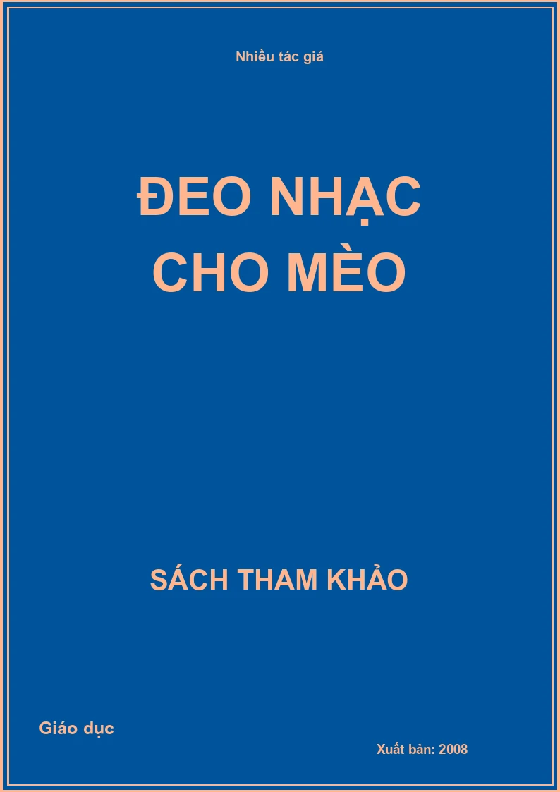 Đeo nhạc cho mèo