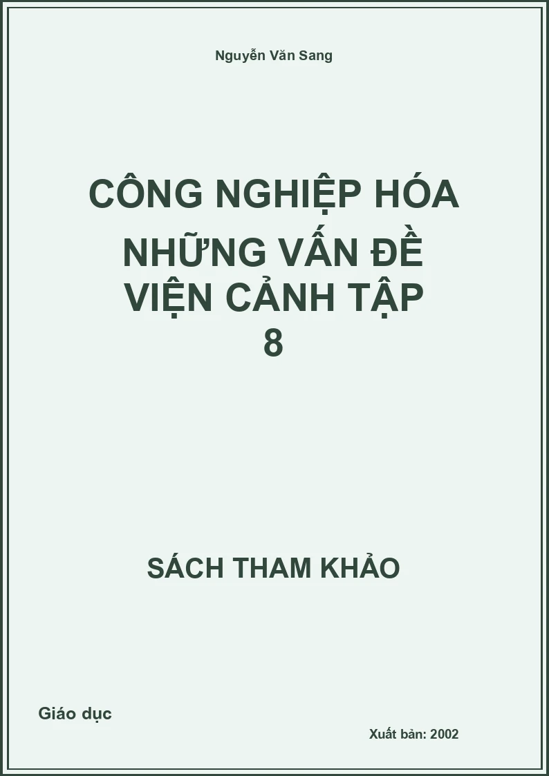 Công nghiệp hóa những vấn đề viện cảnh Tập 8