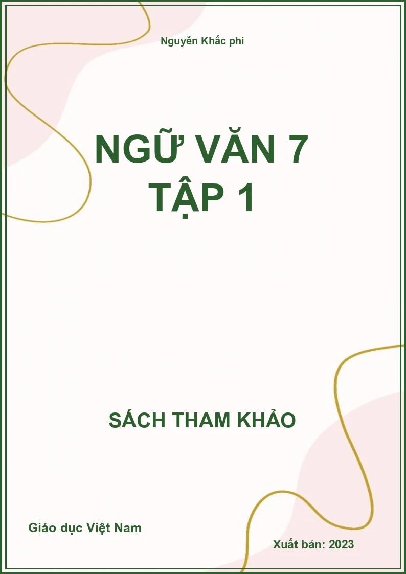 Ngữ văn 7 Tập 1