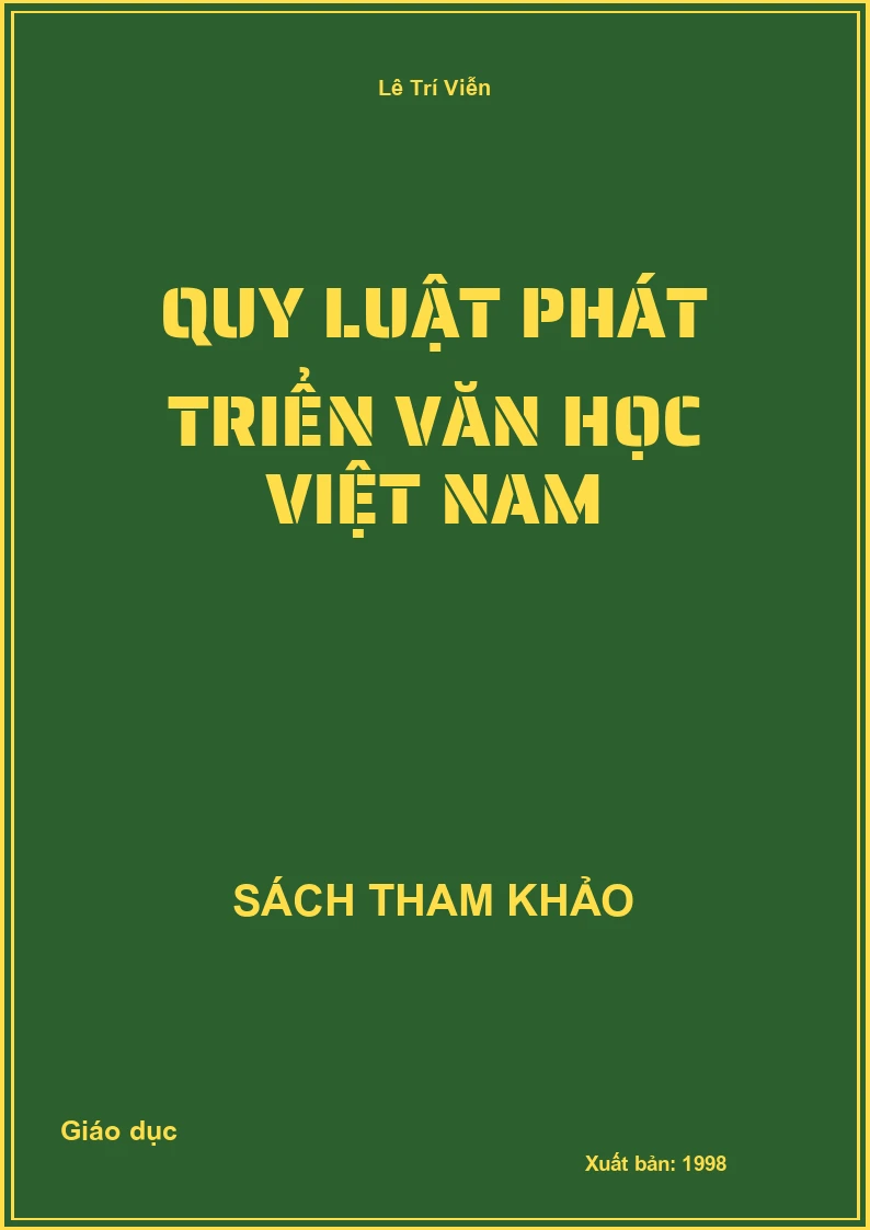 Quy luật phát triển văn học Việt Nam