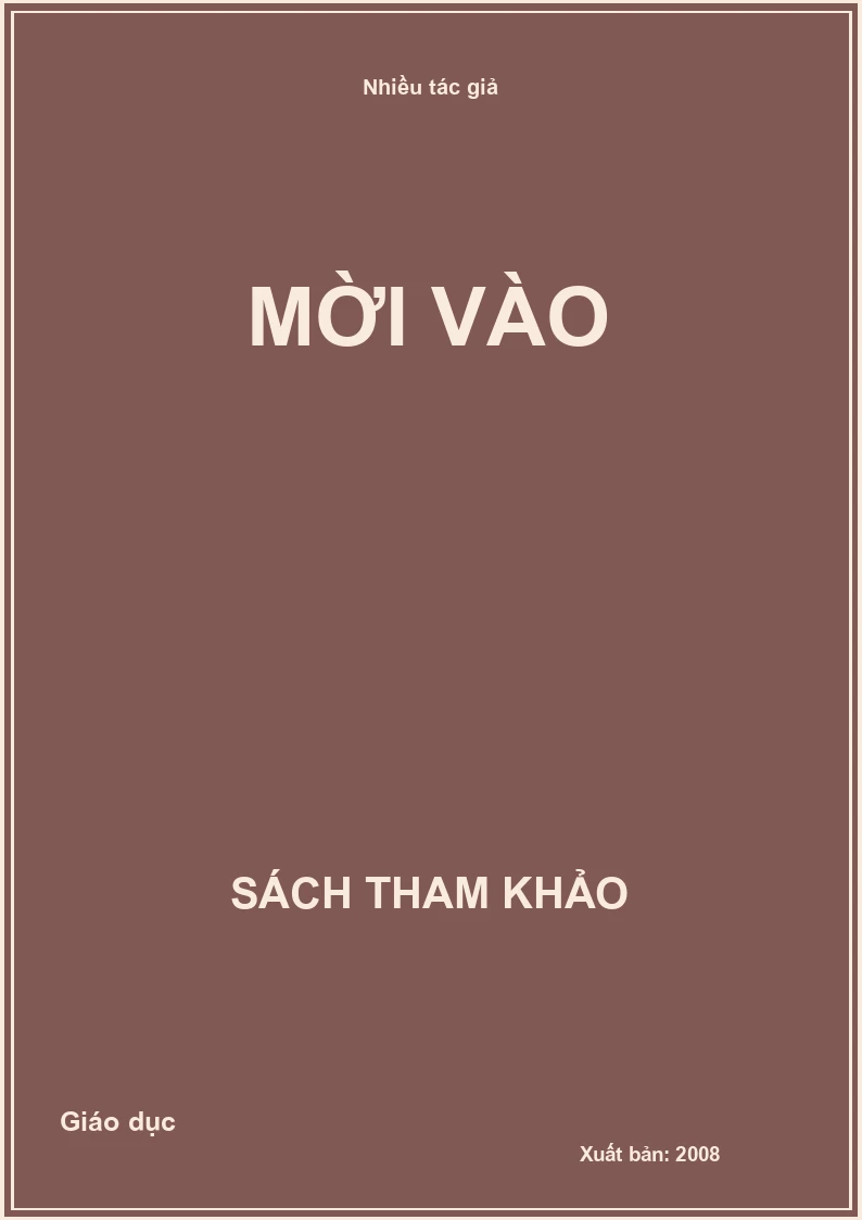 Mời vào