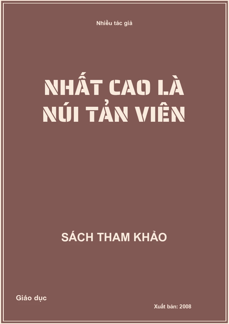 Nhất cao là núi tản viên