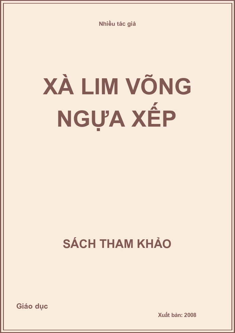 Xà lim võng ngựa xếp