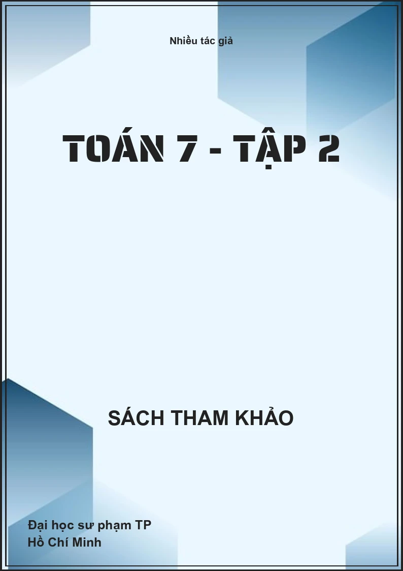 Toán 7 - Tập 2