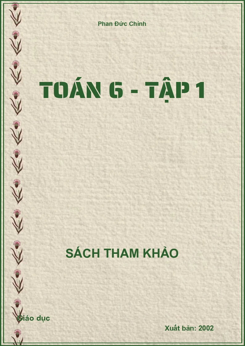 Toán 6 - Tập 1