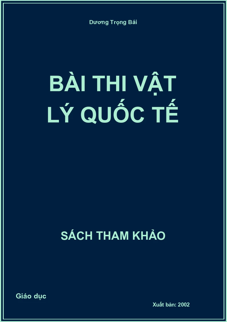 Bài thi Vật lý quốc tế