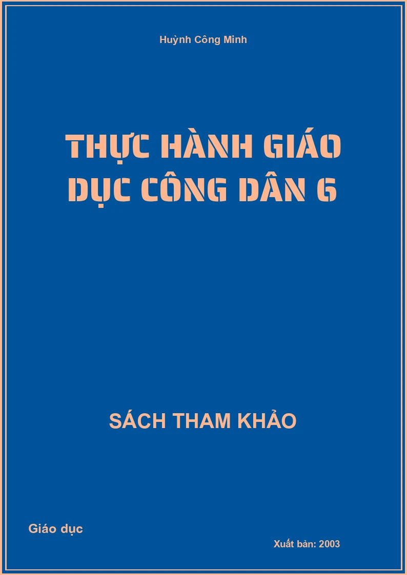 Thực hành Giáo dục công dân 6