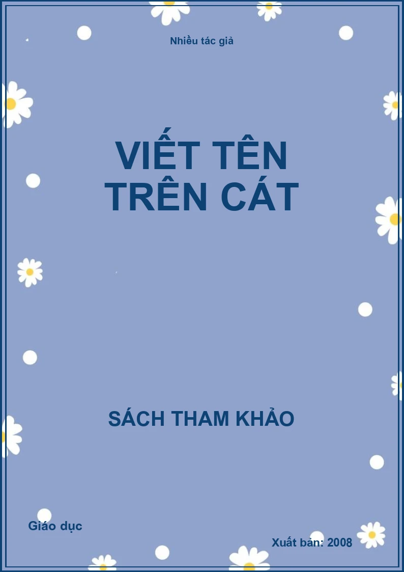 Viết tên trên cát