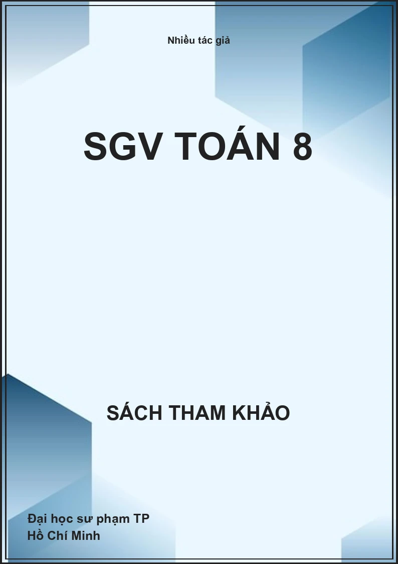 SGV Toán 8