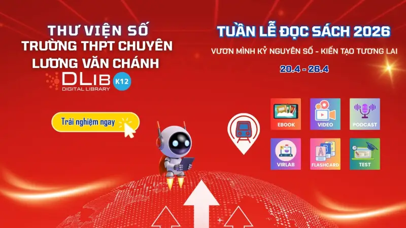 Chinh phục Tuần Lễ Đọc Sách 2026: “Vươn mình Kỷ nguyên số – Kiến tạo tương lai” với 6 trạm trải nghiệm hấp dẫn