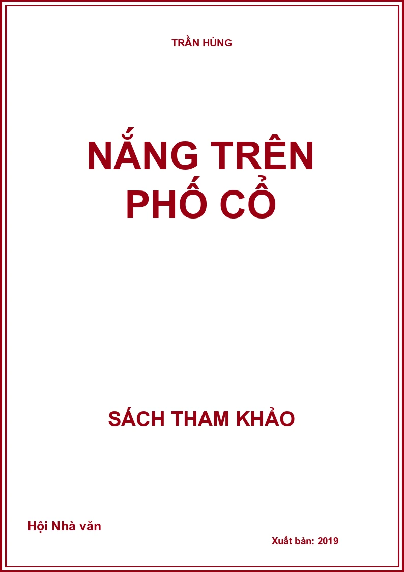 Nắng trên phố cổ
