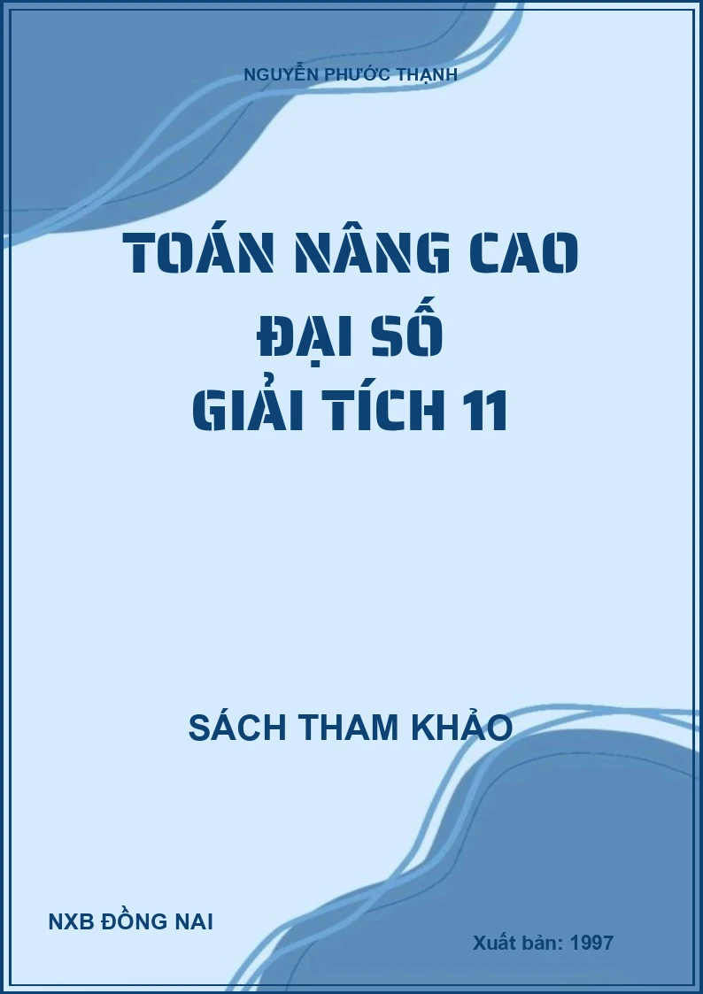 Toán Nâng Cao Đại Số Giải Tích 11