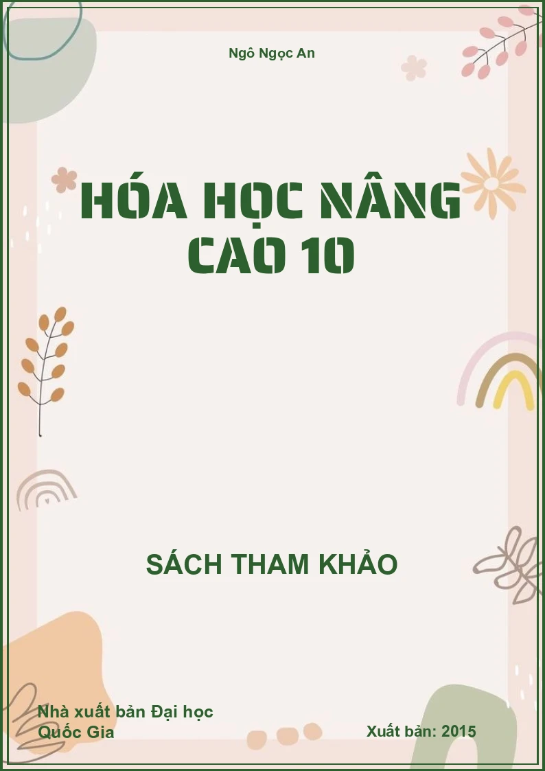 Hóa học nâng cao 10