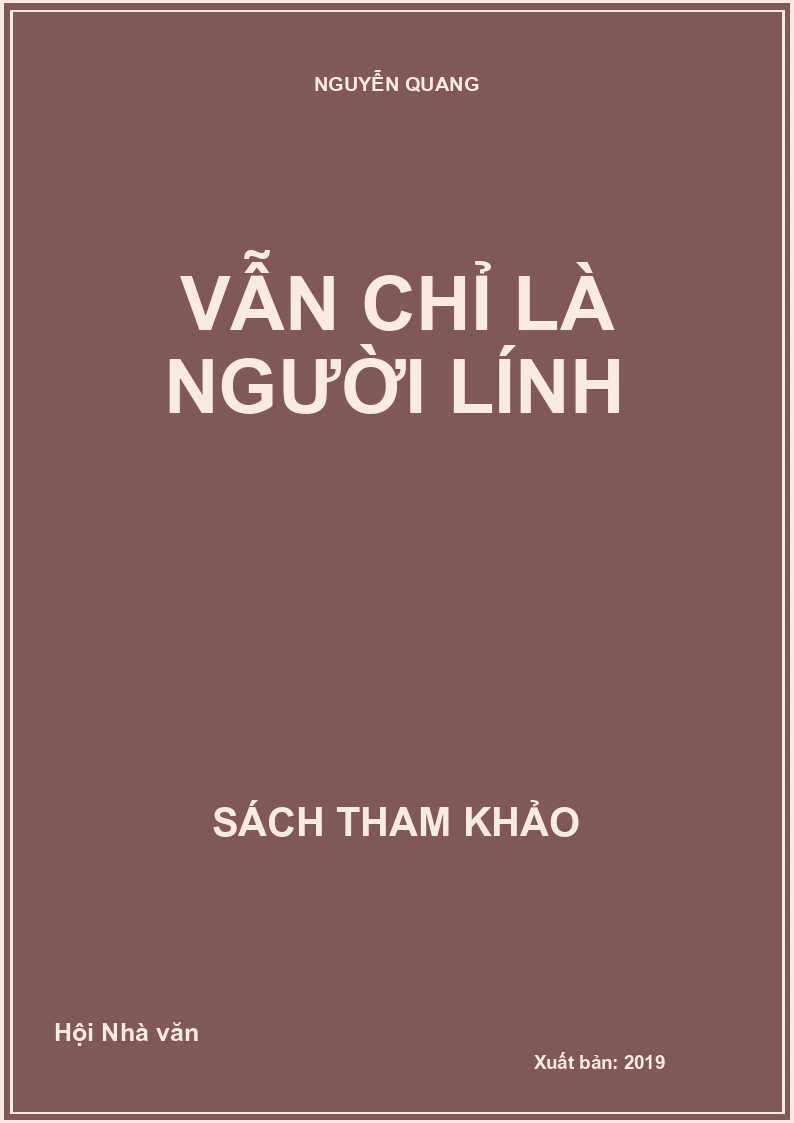 Vẫn chỉ là người lính