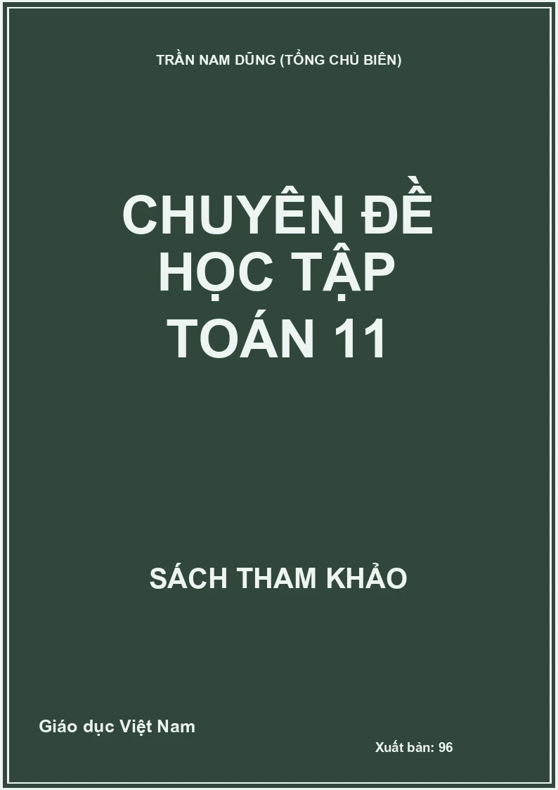 Chuyên đề học tập Toán 11
