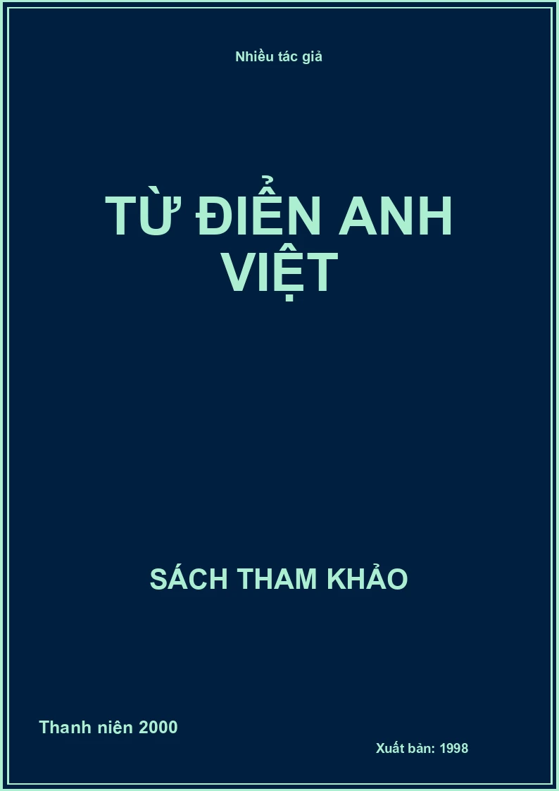 Từ Điển Anh Việt
