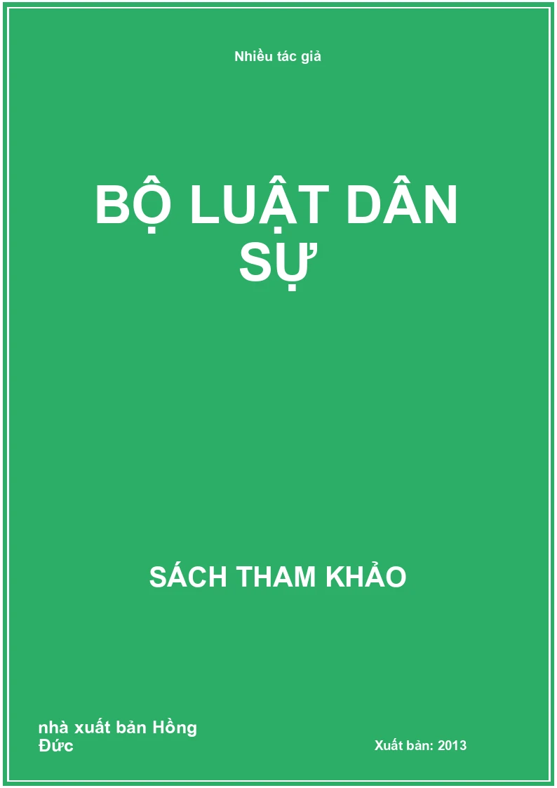 Bộ luật dân sự