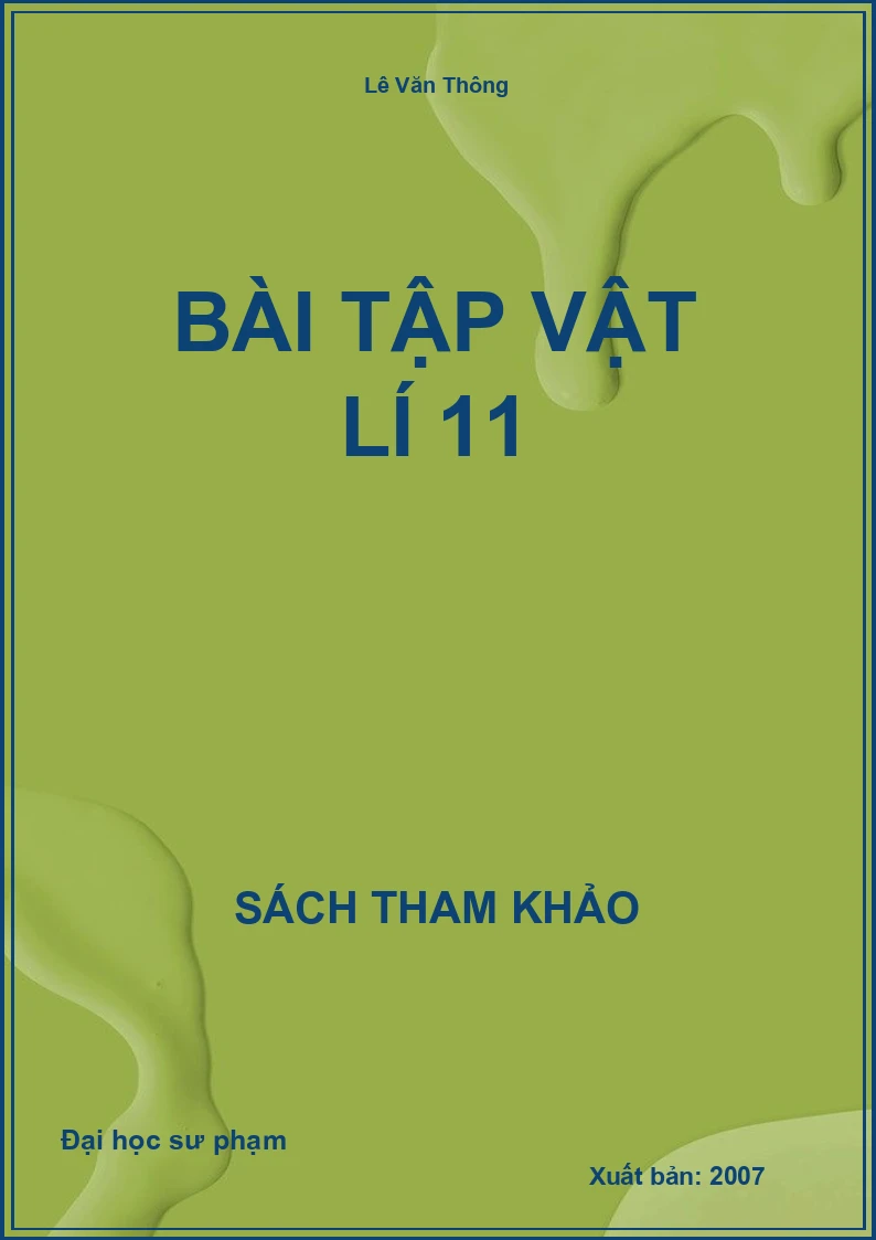 Bài tập vật lí 11