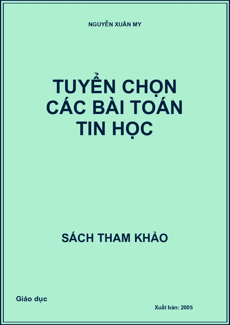 Tuyển Chọn Các Bài Toán Tin Học