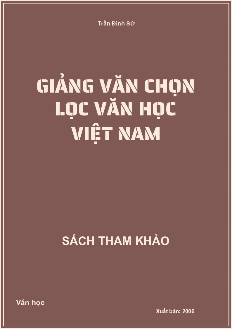 Giảng văn chọn lọc văn học Việt Nam