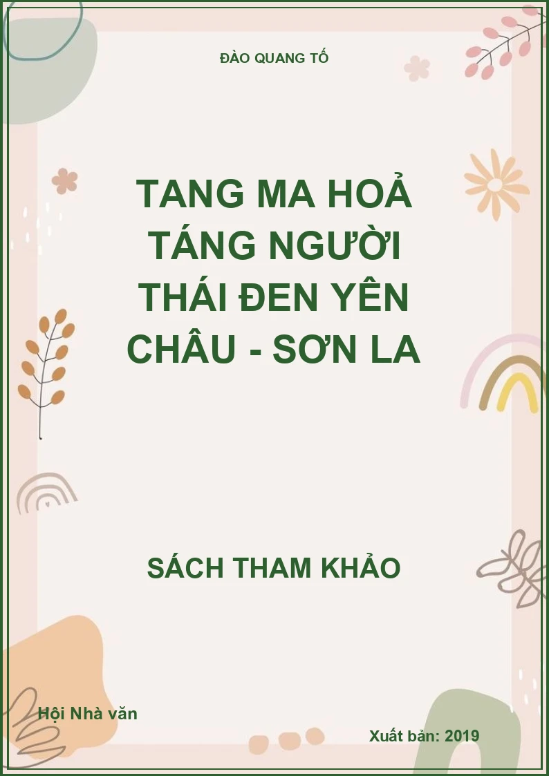 Tang ma hoả táng người Thái Đen Yên Châu - Sơn La
