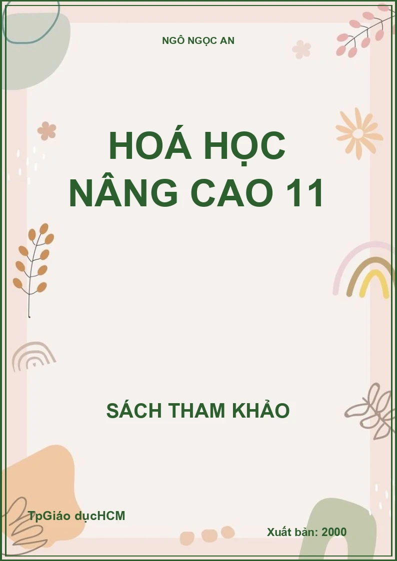 Hoá Học Nâng Cao 11
