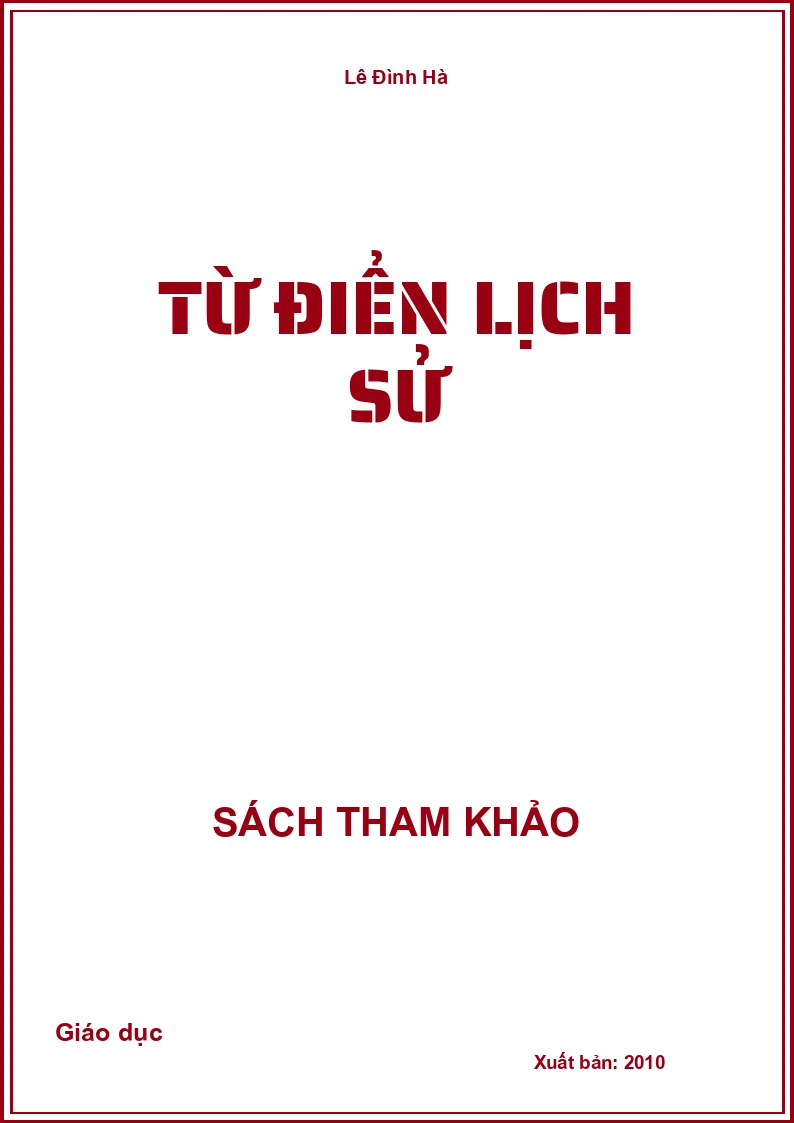 Từ điển lịch sử