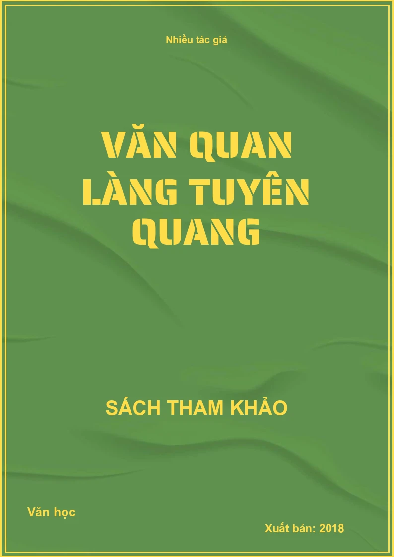 Văn quan làng Tuyên Quang