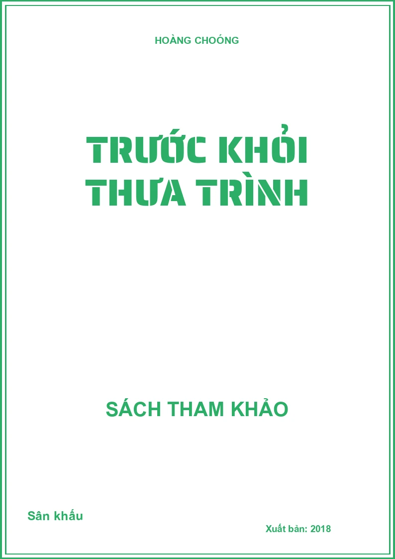 Trước khỏi thưa trình