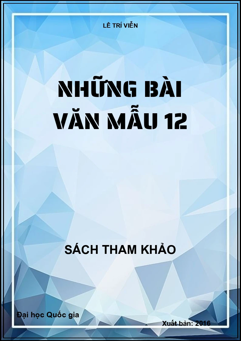 Những bài văn mẫu 12