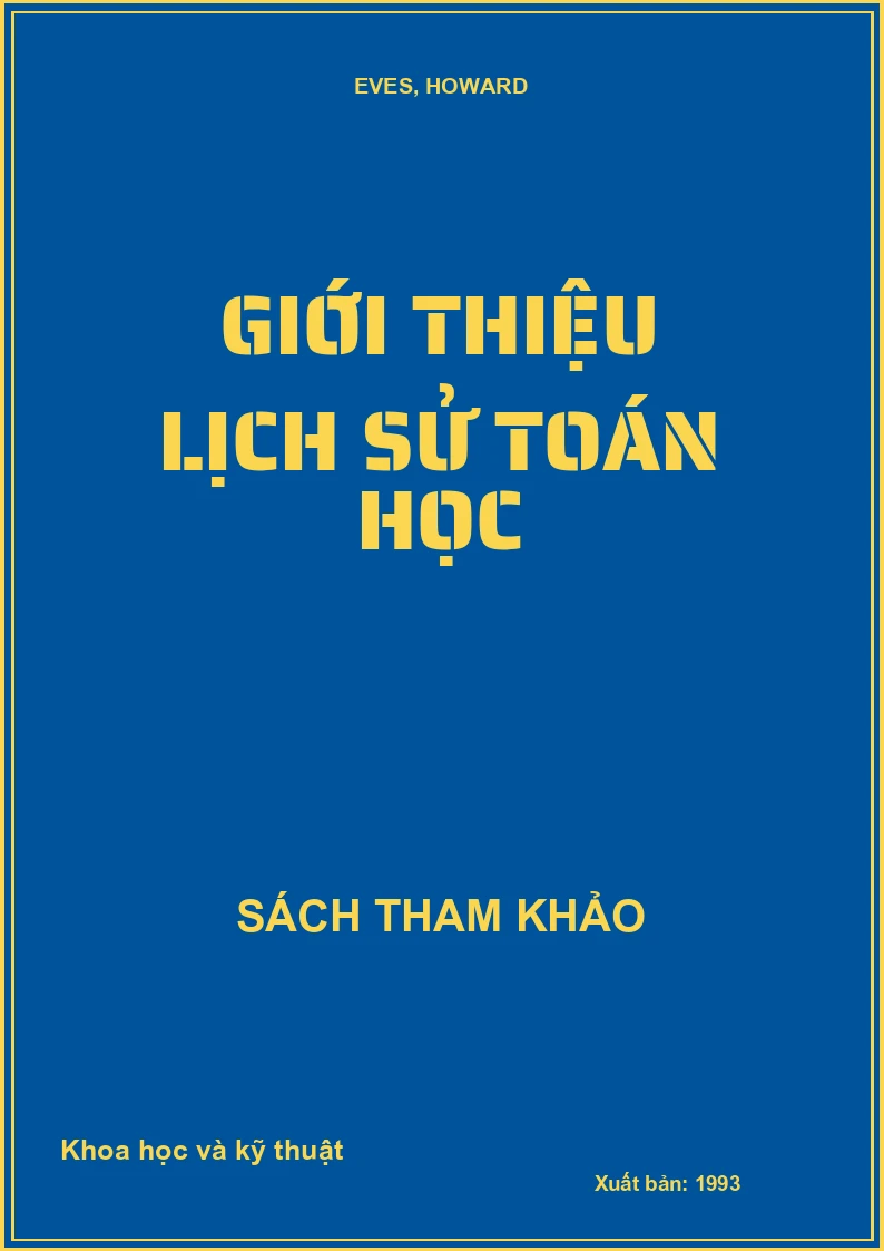 Giới Thiệu Lịch Sử Toán Học