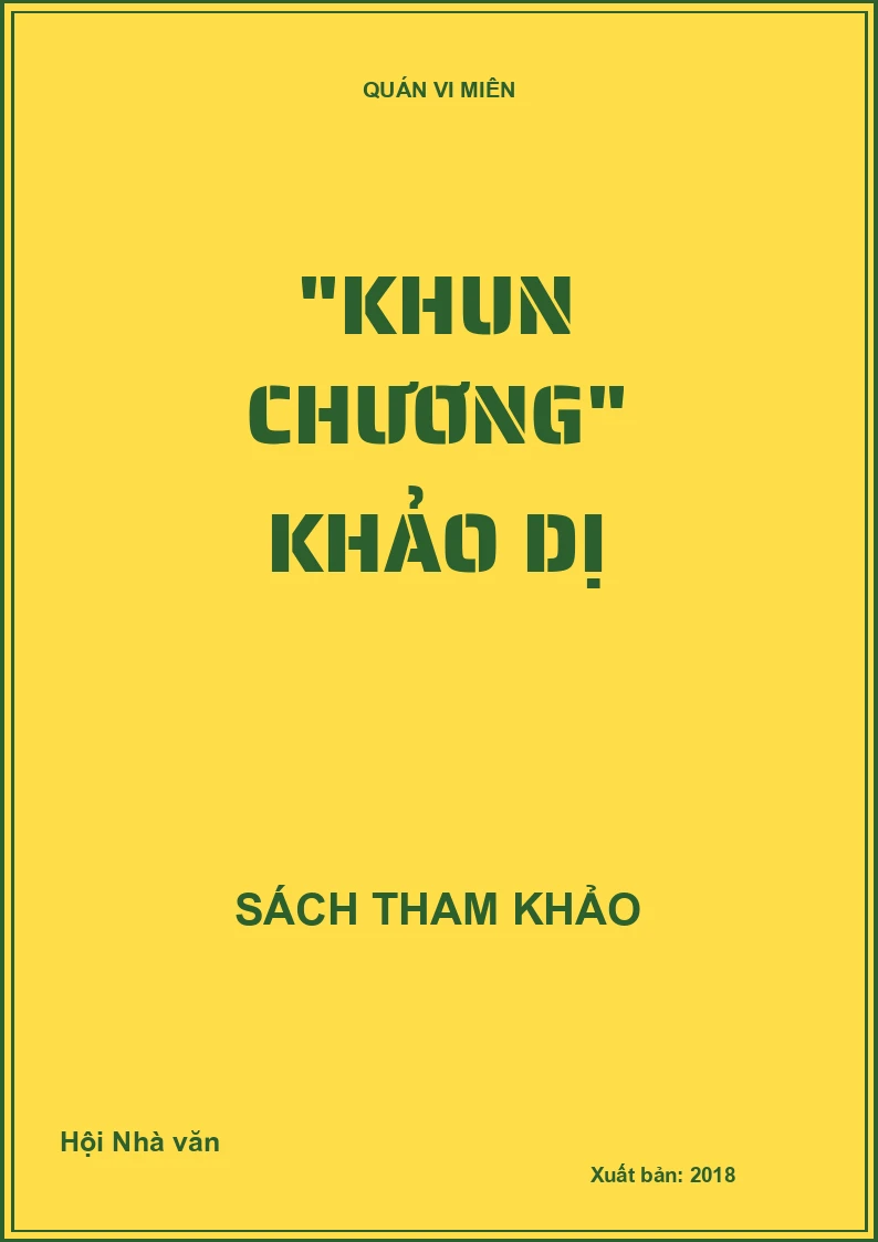 "Khun chương" khảo dị