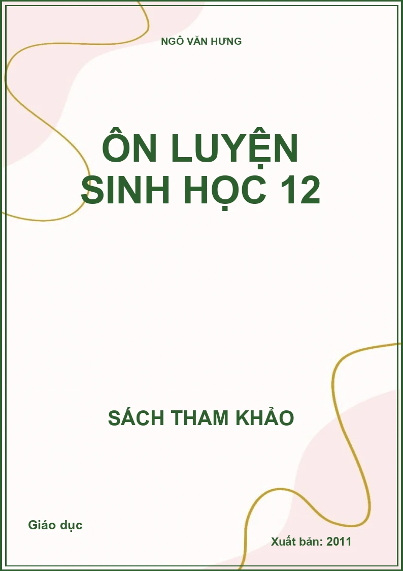 Ôn luyện sinh học 12