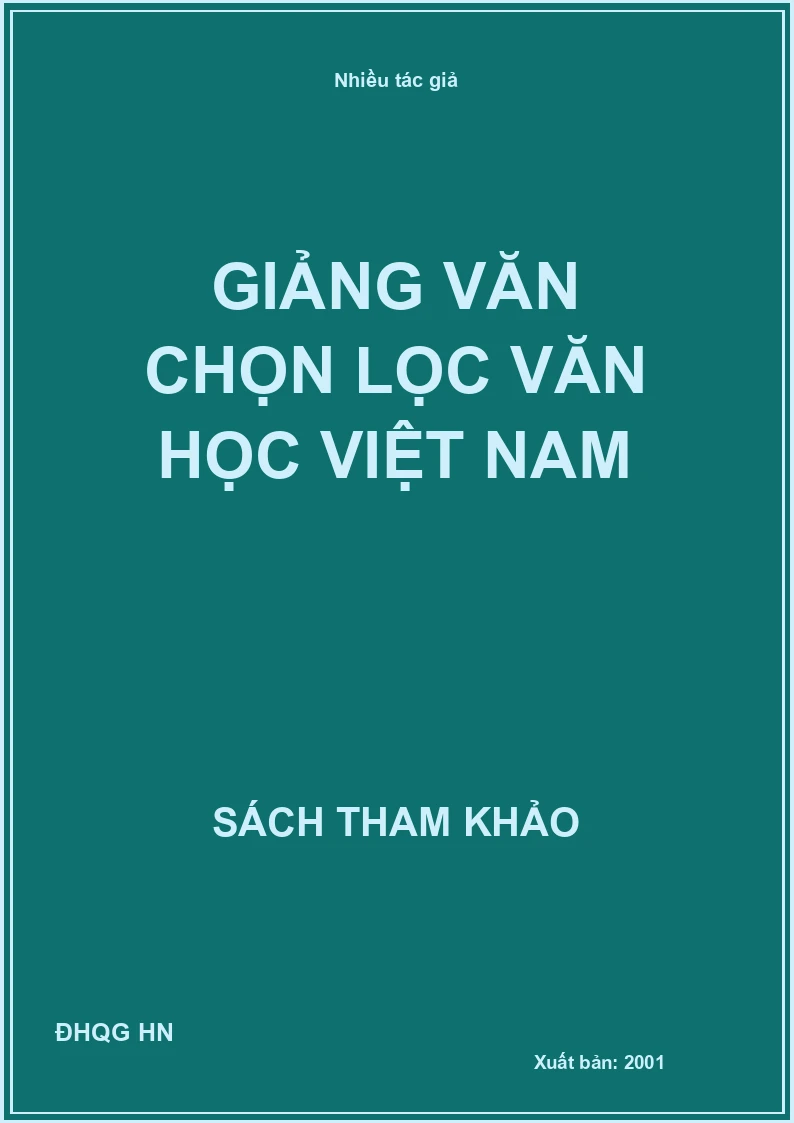 Giảng văn chọn lọc văn học Việt Nam