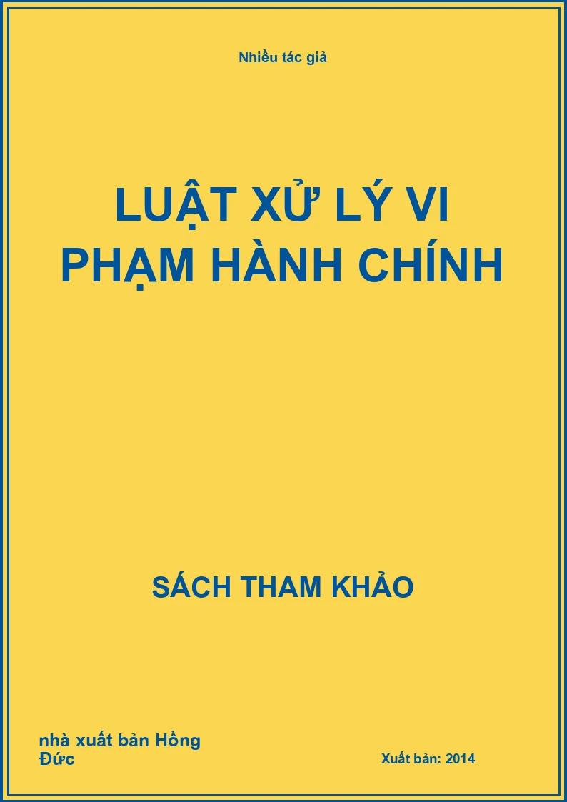 Luật xử lý vi phạm hành chính