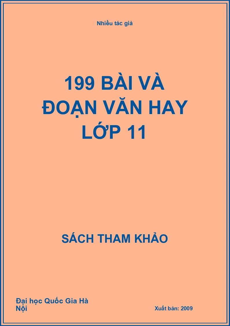 199 bài và đoạn văn hay lớp 11