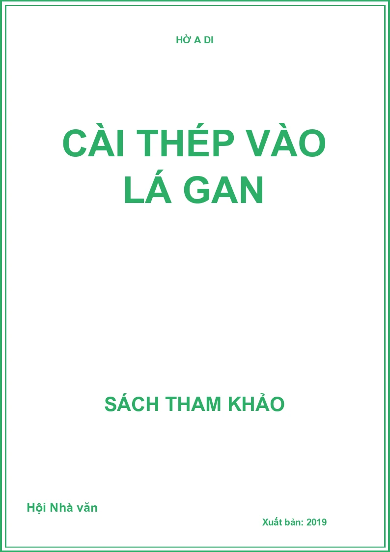Cài thép vào lá gan
