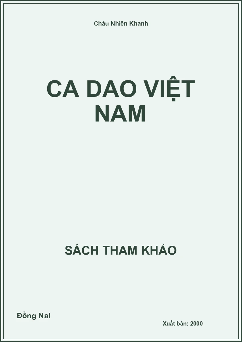 Ca dao Việt Nam