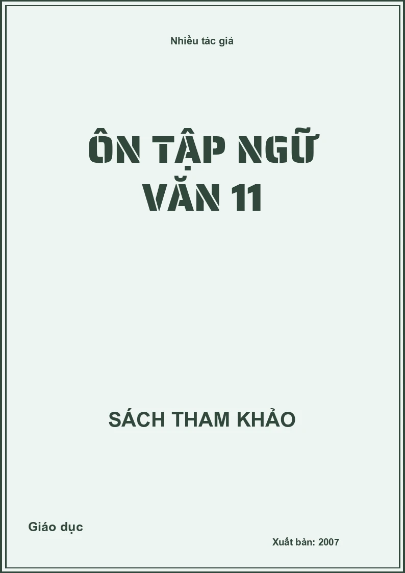 Ôn tập ngữ văn 11