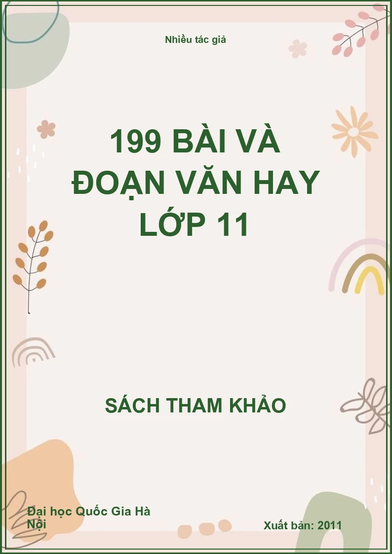 199 bài và đoạn văn hay lớp 11