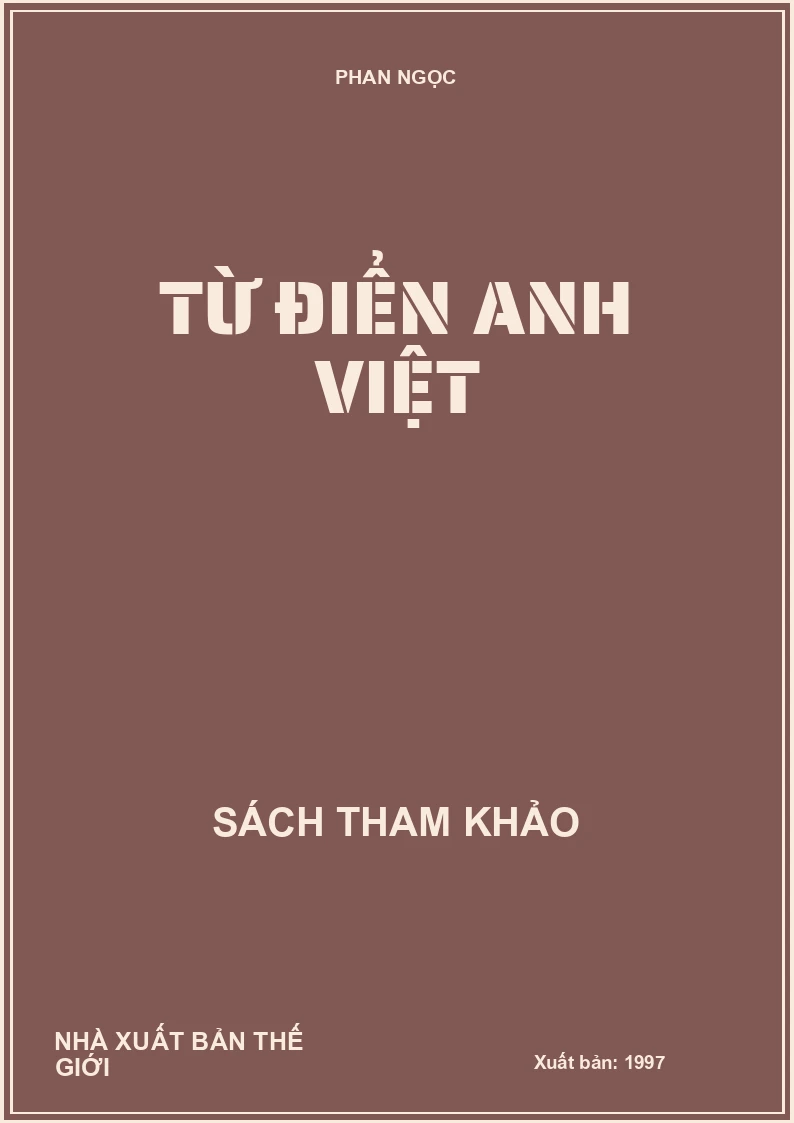 Từ Điển Anh Việt