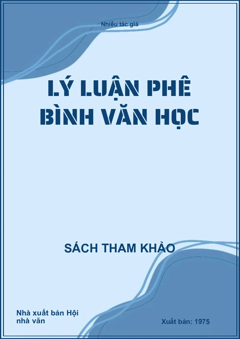 Lý luận phê bình văn học