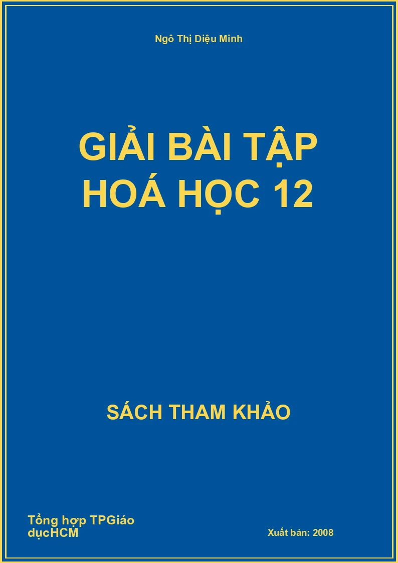 Giải bài tập hoá học 12