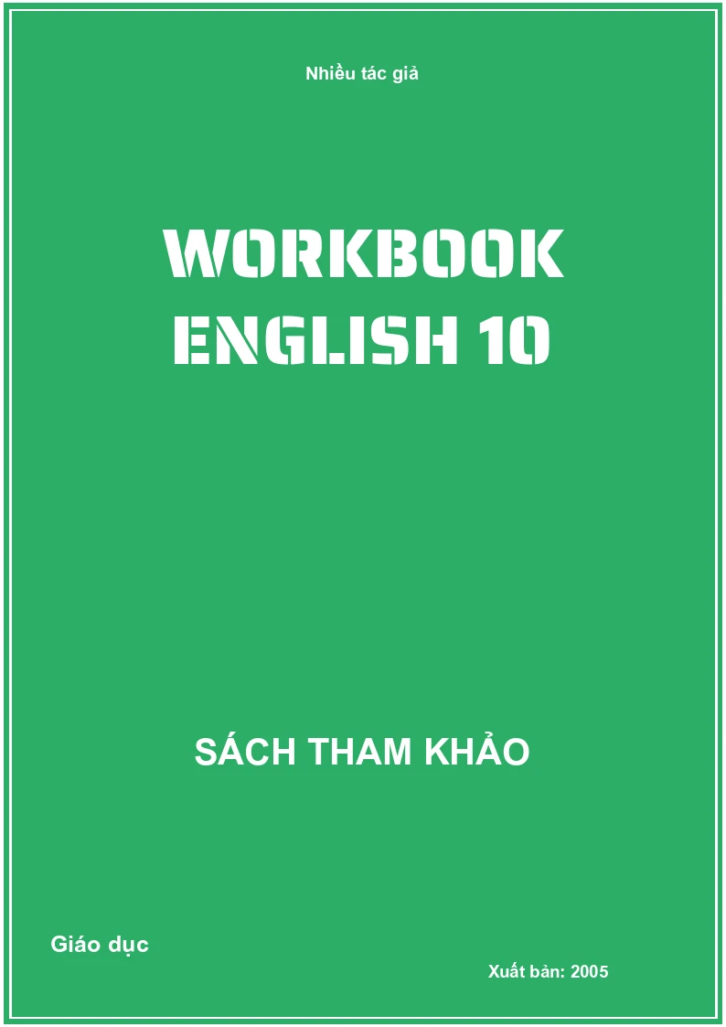 Workbook English 10