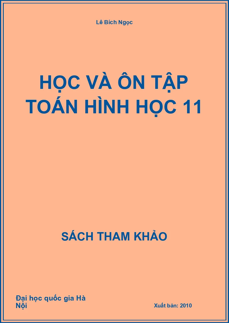 Học và ôn tập toán hình học 11