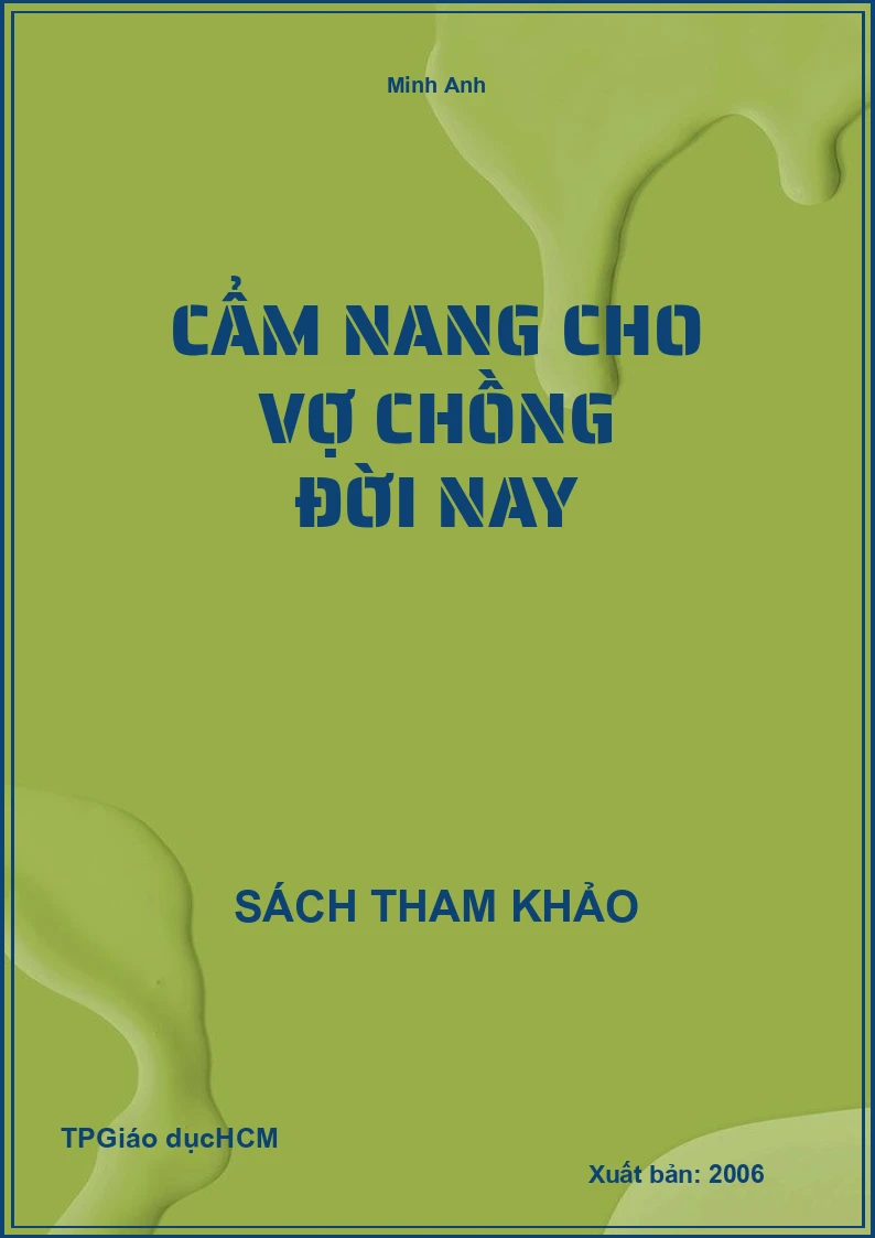 Cẩm nang cho vợ chồng đời nay