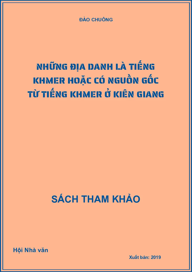 Những địa danh là tiếng Khmer hoặc có nguồn gốc từ tiếng Khmer ở Kiên Giang