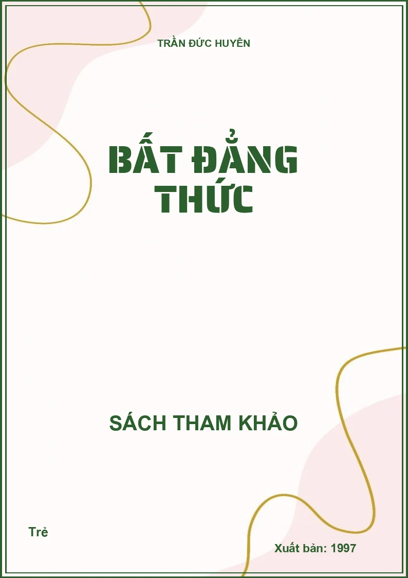 Bất Đẳng Thức